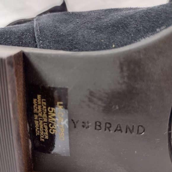 NWOT Lucky Brand Calypso Suede Tall Boot Size 5M - Picture 6 of 9